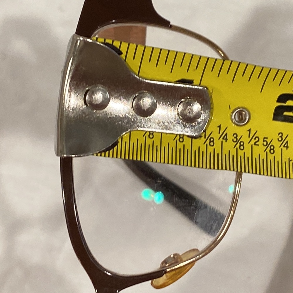 Christian Dior eye glasses made in Italy brown gold - Picture 12 of 16